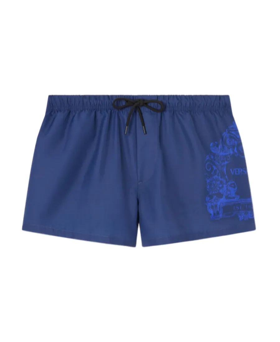 Barocco-Print Swim Shorts