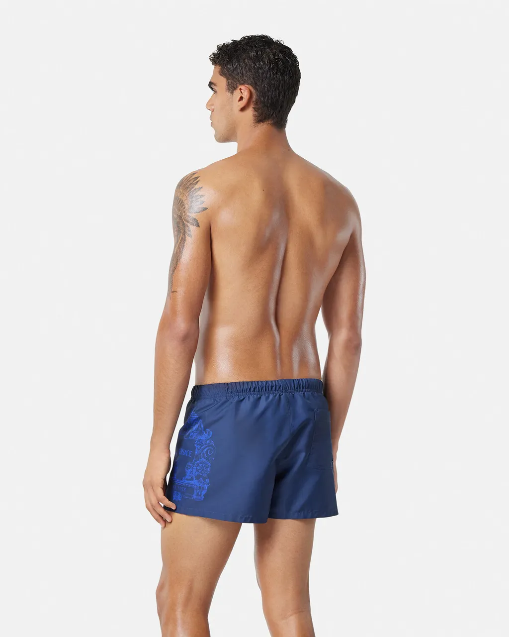 Barocco-Print Swim Shorts
