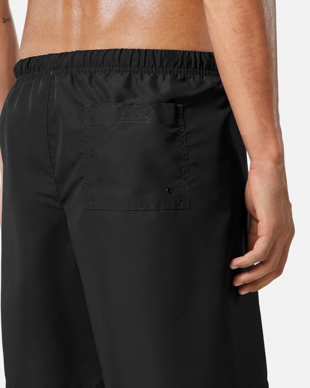 Logo-Graphic-Print Swim Shorts