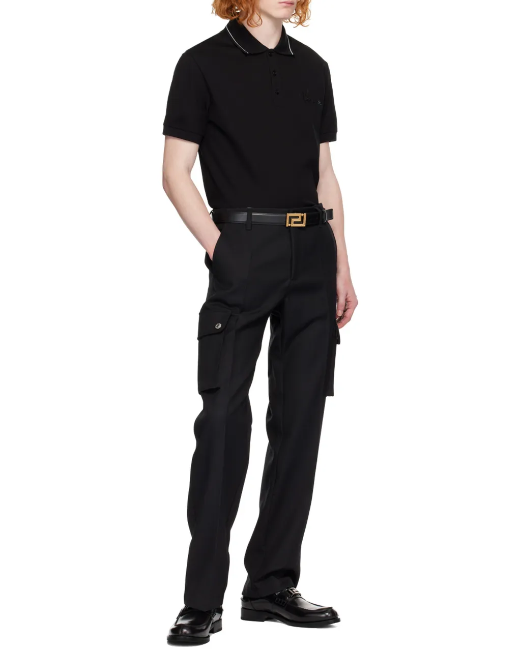Versace Nautical Short-Sleeved Polo Shirt