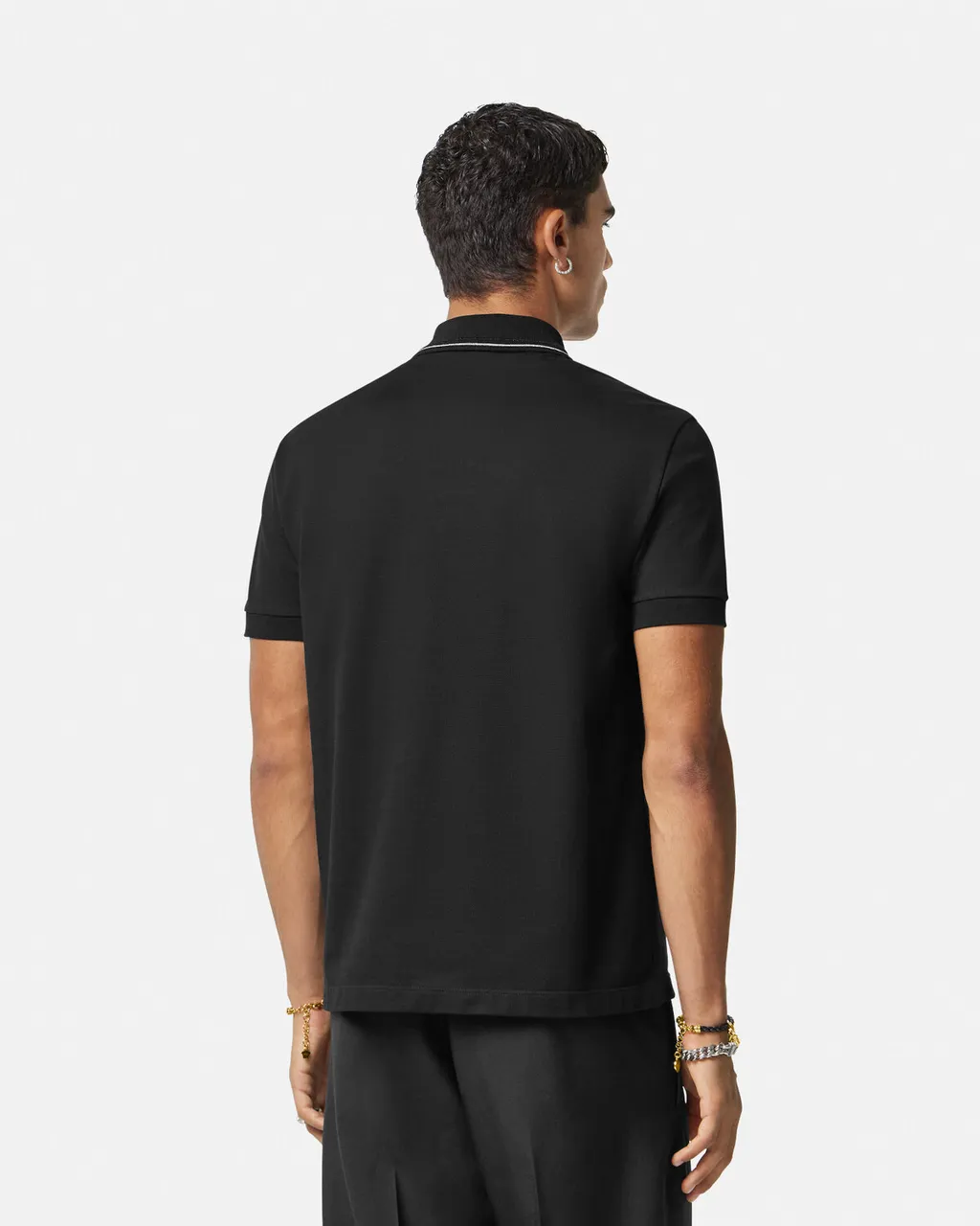 Versace Nautical Short-Sleeved Polo Shirt