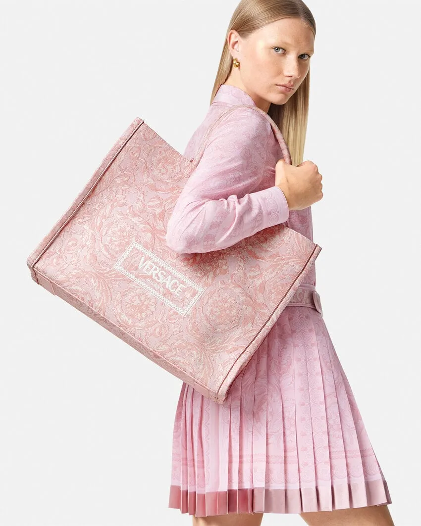 Athena Barocco Jacquard Large Tote Bag