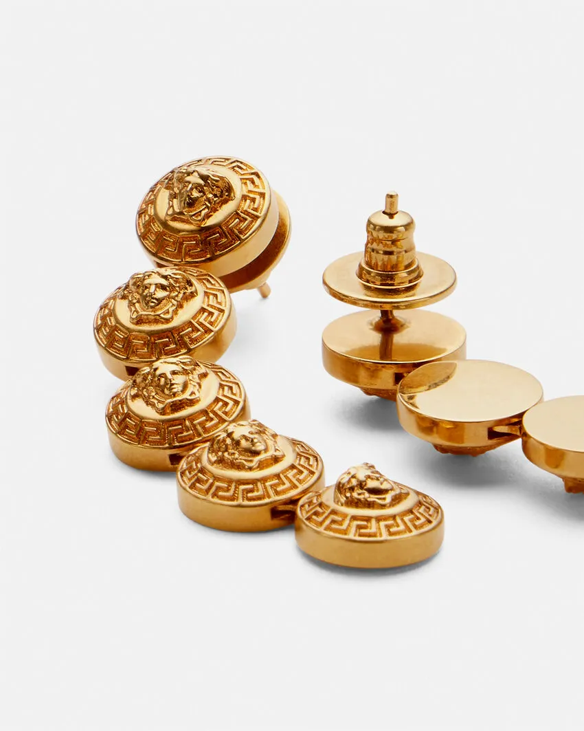 Medusa Charm Drop Earrings