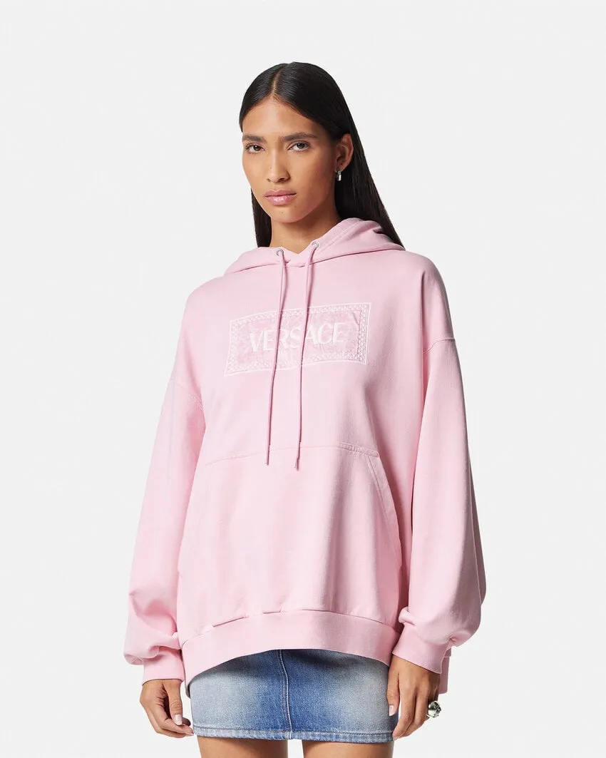 Long-Sleeved Drawstring Hoodie