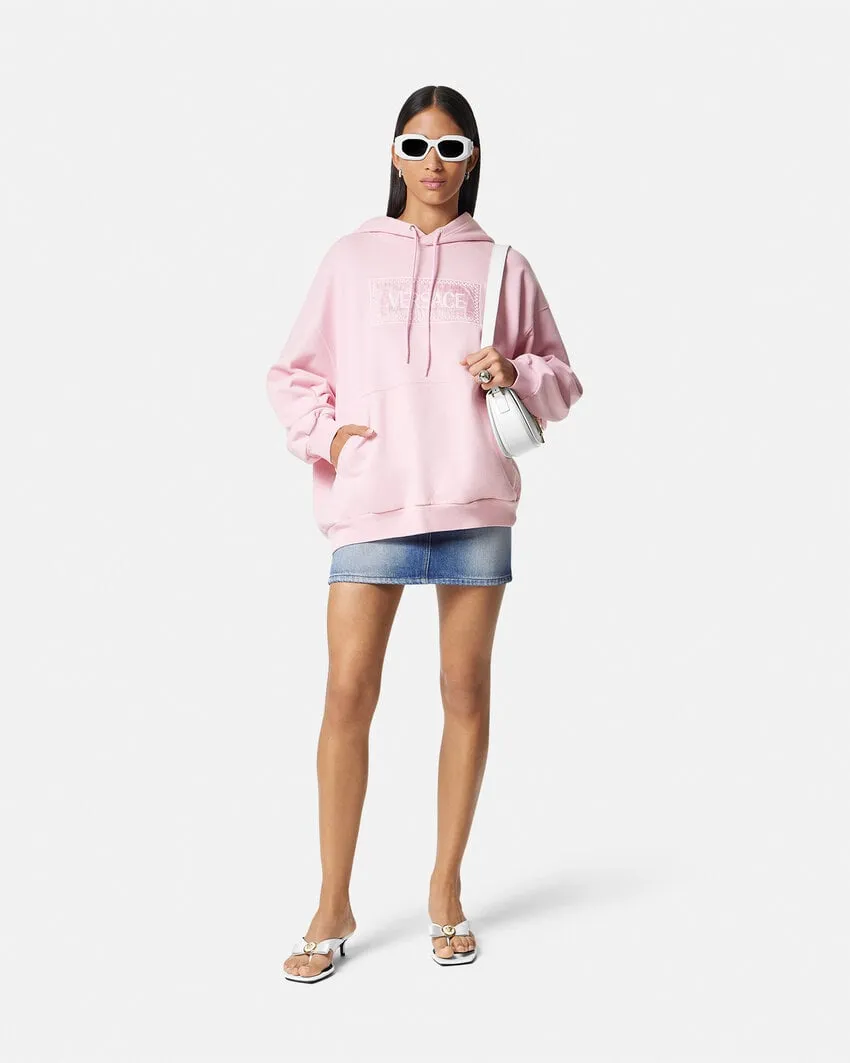 Long-Sleeved Drawstring Hoodie