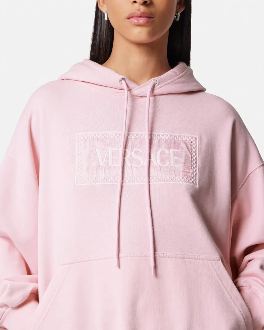 Long-Sleeved Drawstring Hoodie