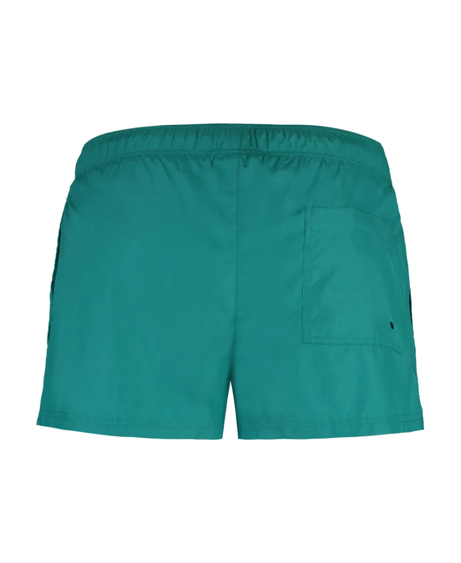 Logo-Patch Drawstring Swim Shorts