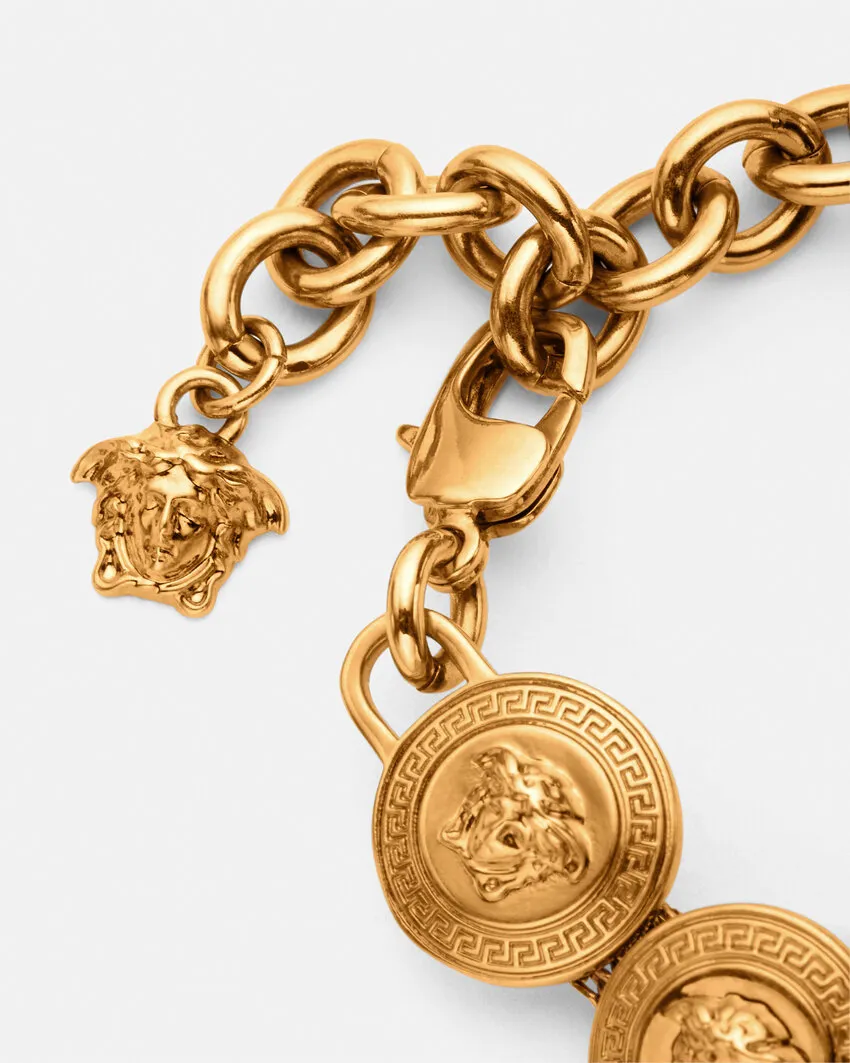 Tribute Medusa Clasp Fastened Chained Bracelet