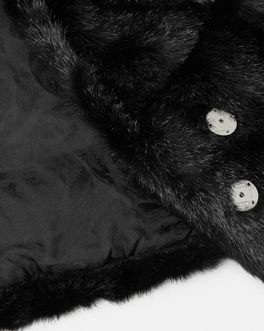 Faux Fur Cape