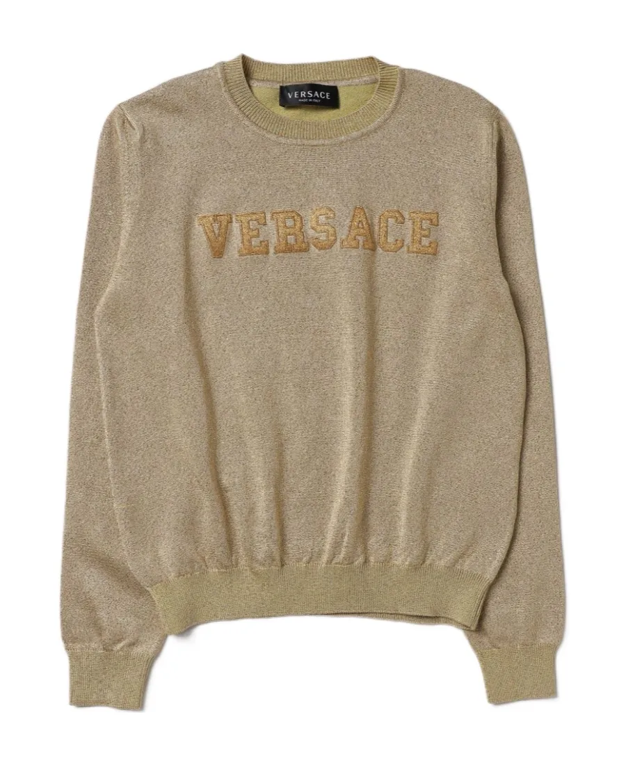 Logo-Appliqué Long-Sleeved Crewneck Jumper
