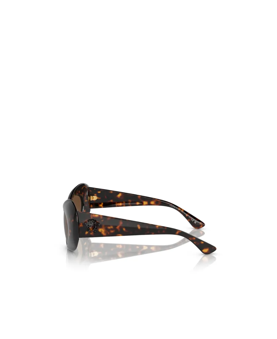 Oval-Frame Sunglasses