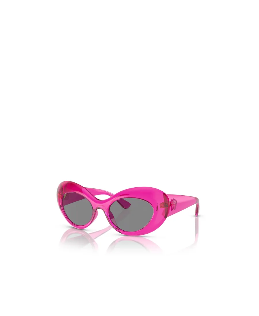 Oval-Frame Sunglasses