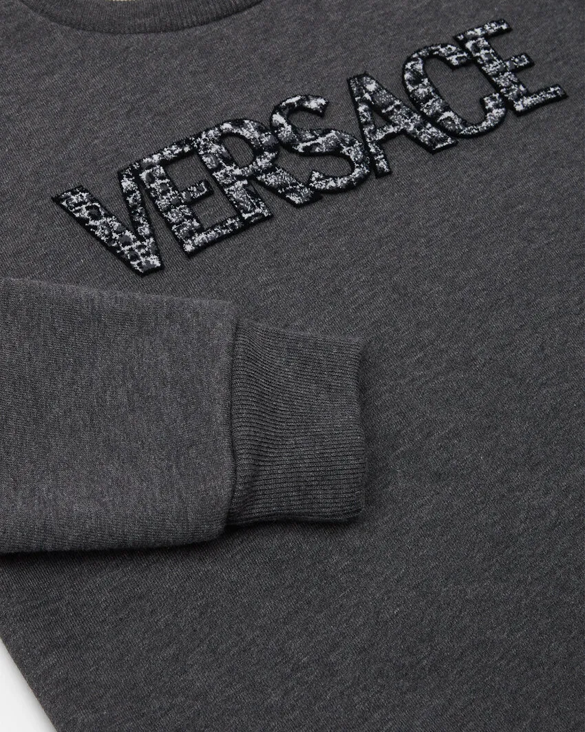 Logo-Appliqué Crewneck Sweatshirt