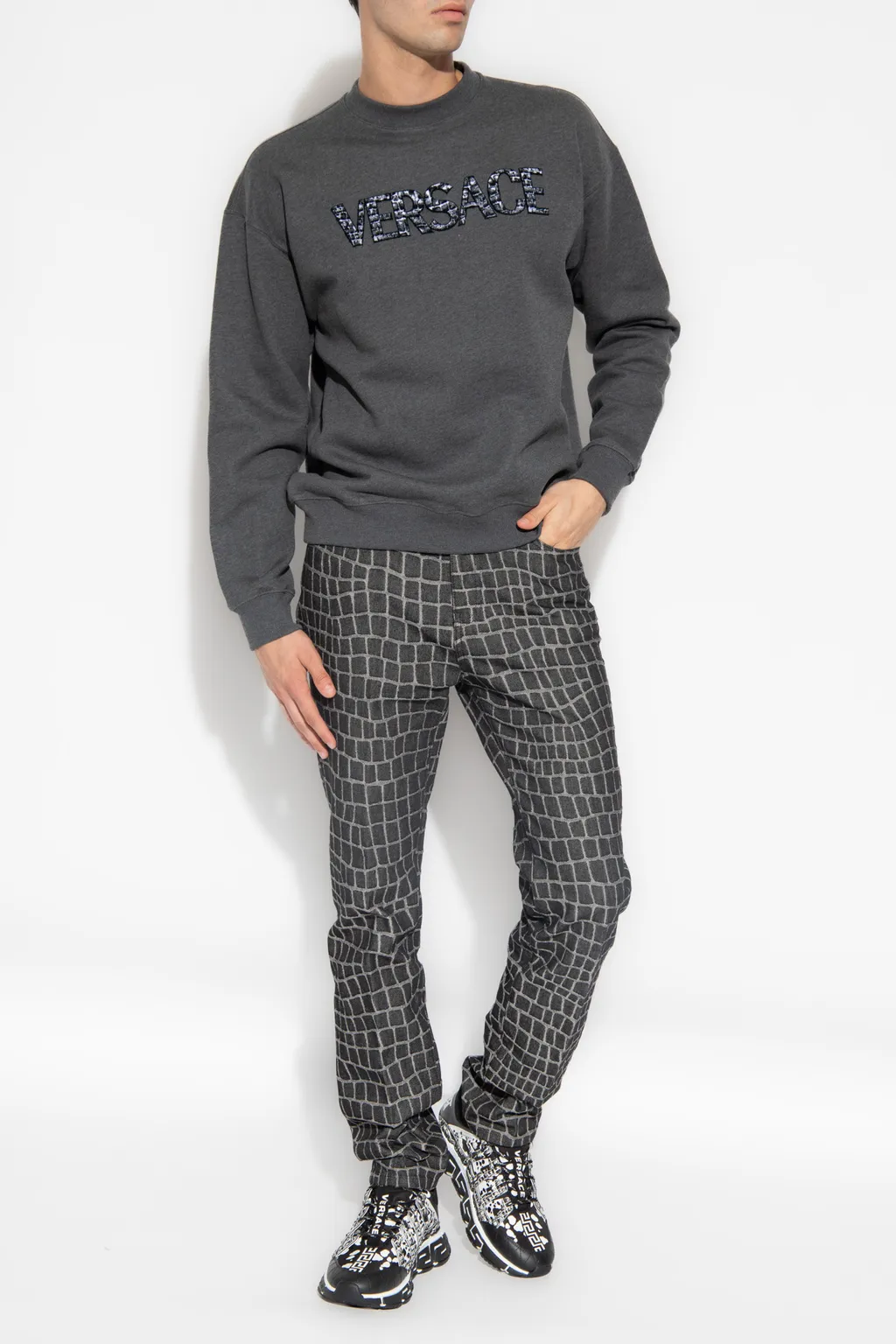 Logo-Embellished Crewneck Sweatshirt