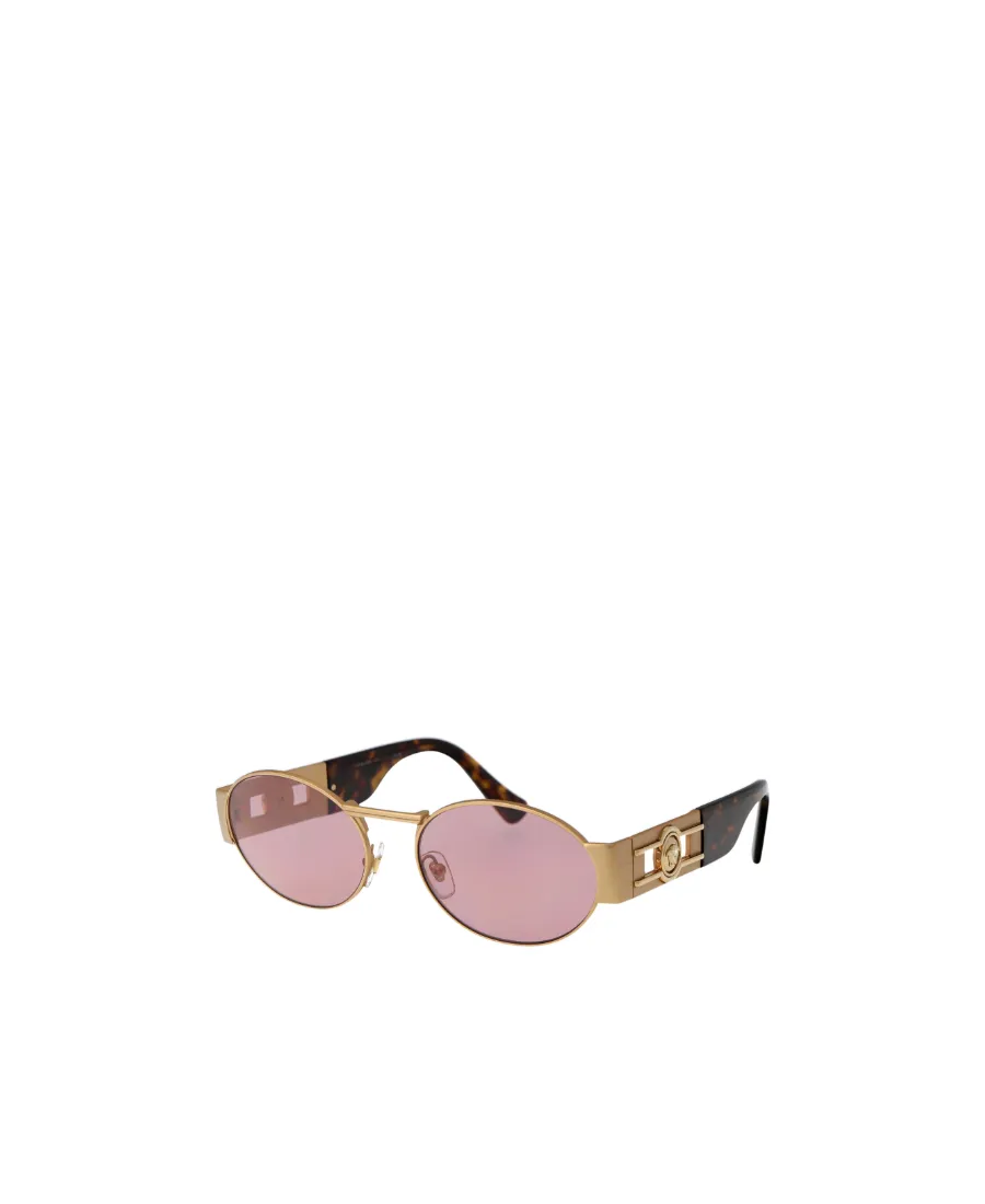 Oval-Frame Sunglasses