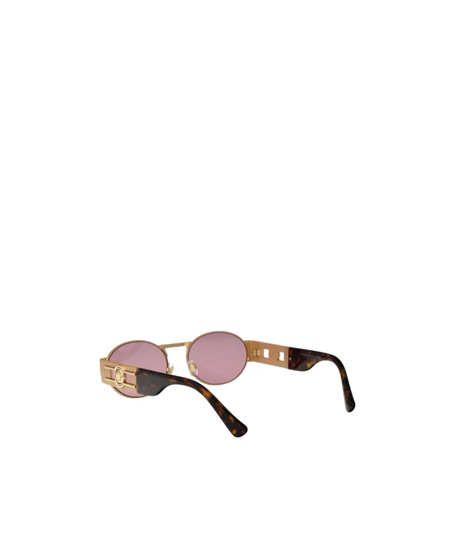 Oval-Frame Sunglasses