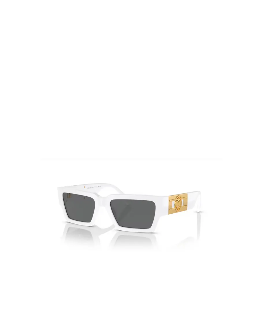 Contrast-Color Thick Frame Sunglasses