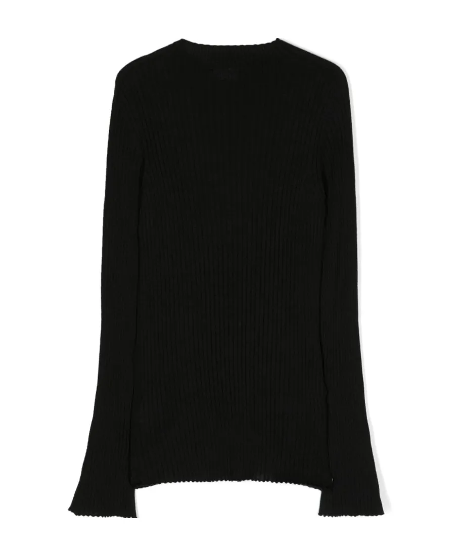 Ribbed-Knit Wool Jumper