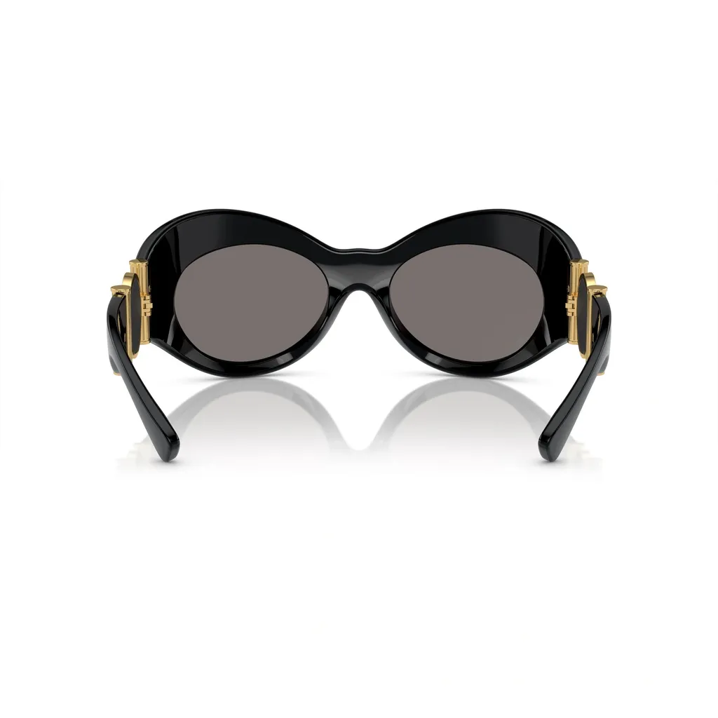 Oval Shield-Frame Sunglasses