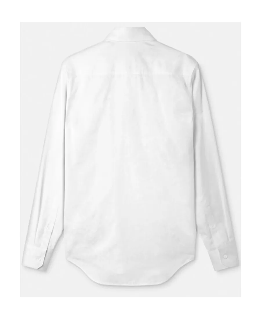 Barocco-Jacquard Button-Up Shirt