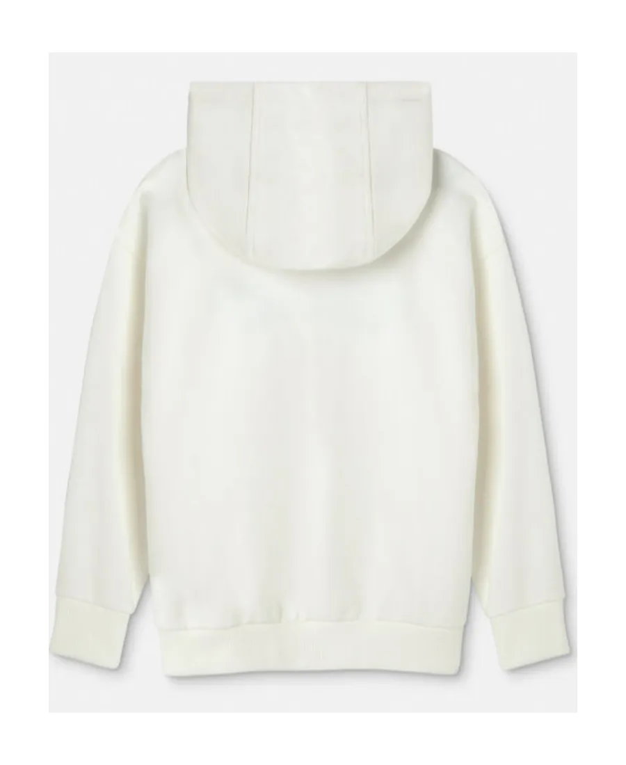 Logo Embellished Long Sleeved Hoodie