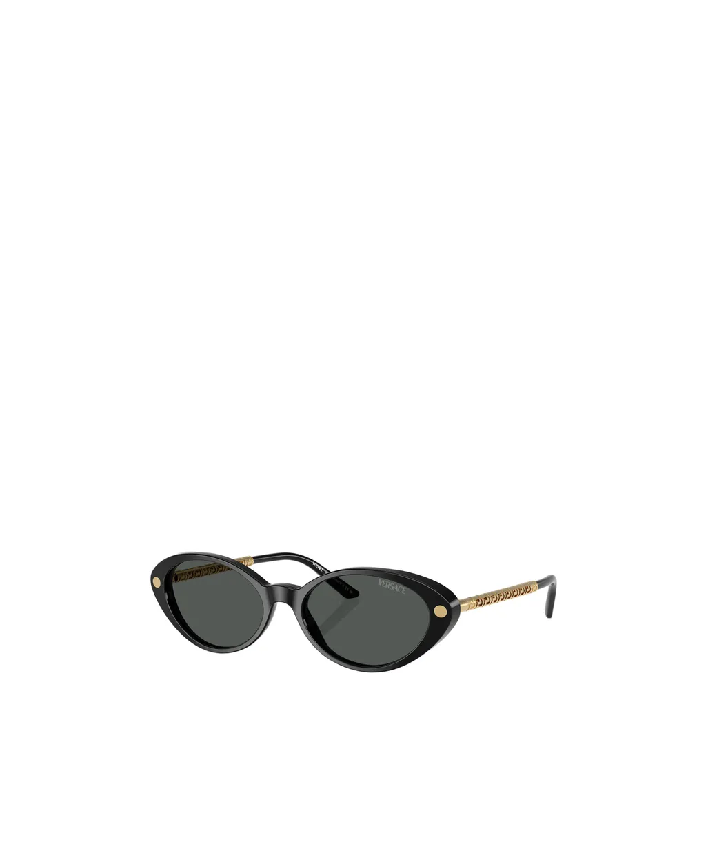 Greca-Detail Cat Eye-Frame Sunglasses