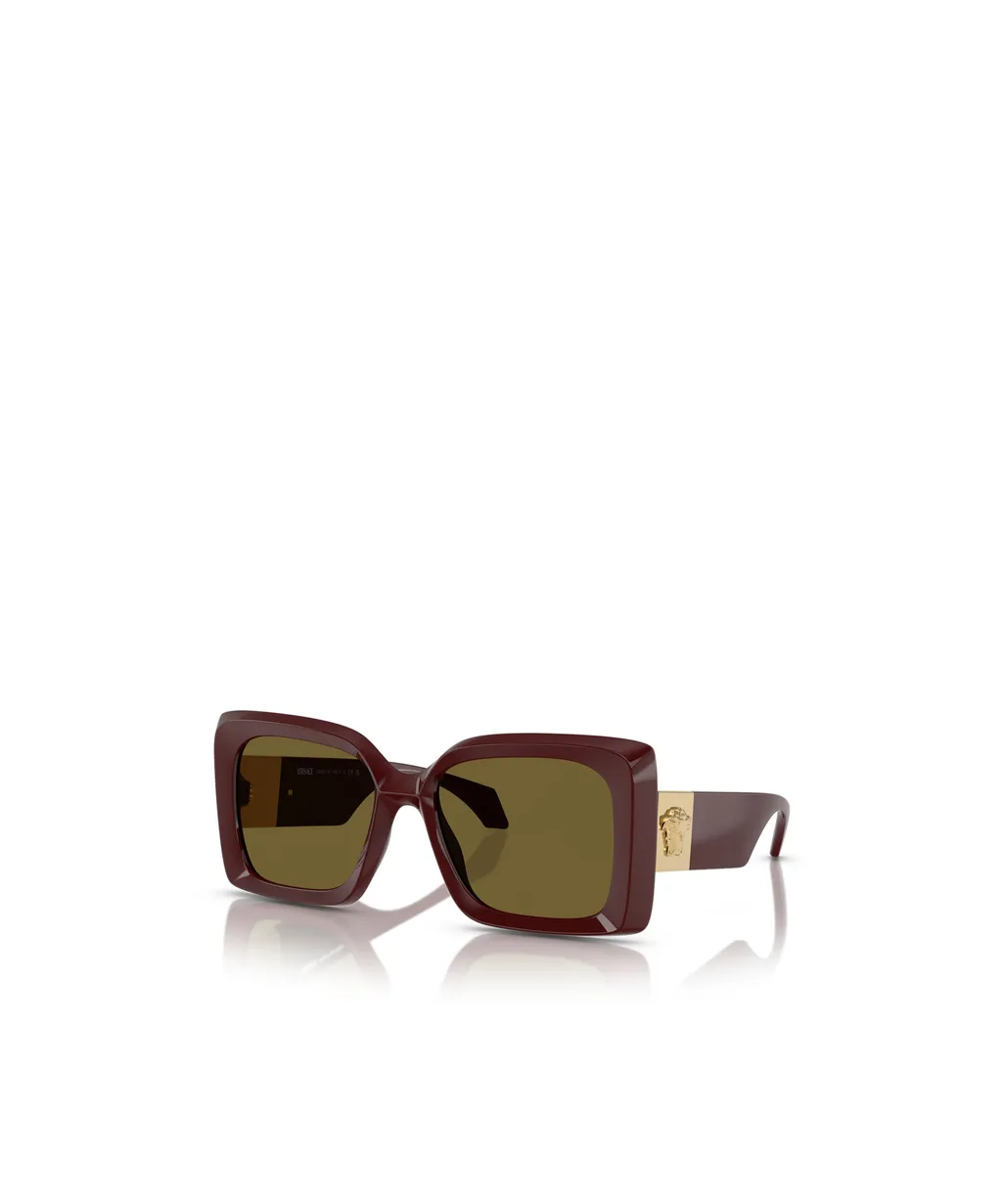 Medusa-Plaque Oversized-Frame Sunglasses