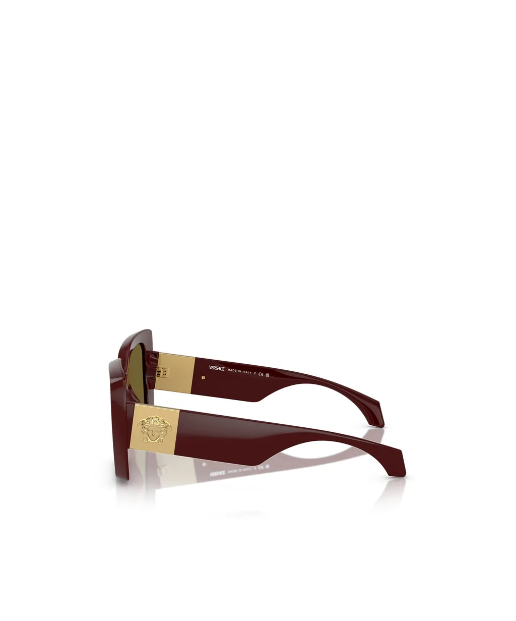 Medusa-Plaque Oversized-Frame Sunglasses