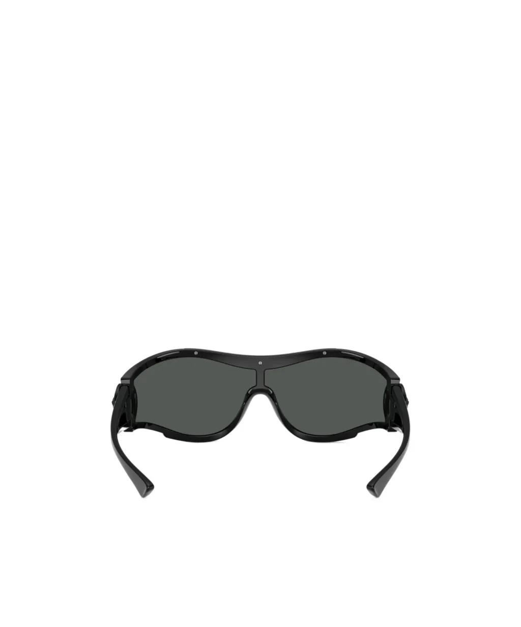 Medusa-Plaque Pilot-Frame Sunglasses
