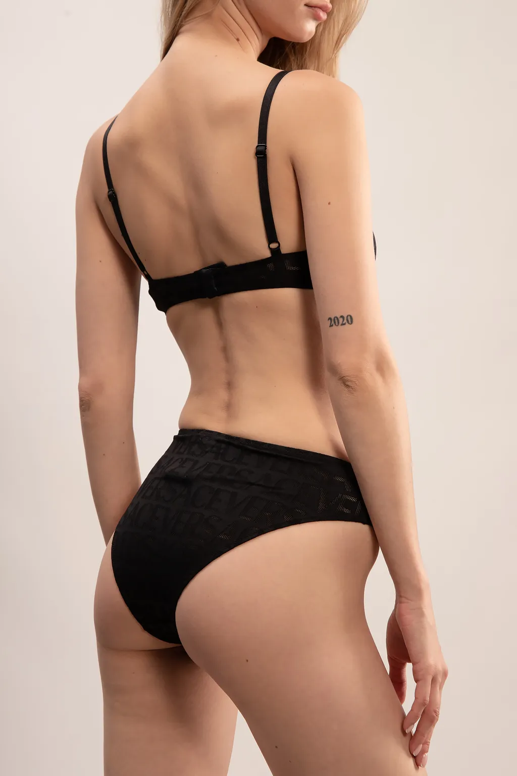High-Waist Openwork-Detailed Briefs