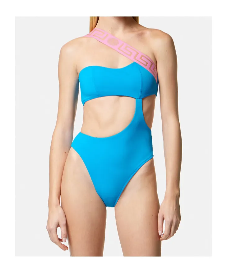 Greca Cut Out Detailed Swimsuit