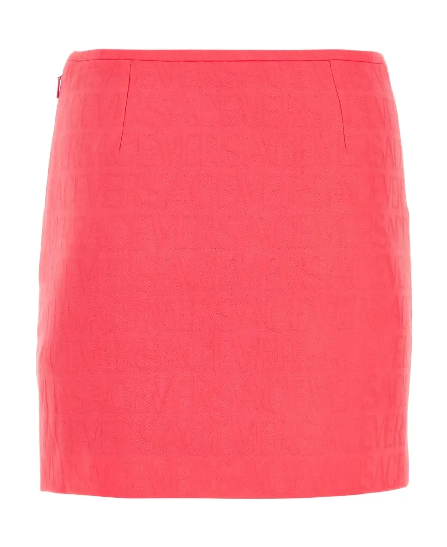 Allover Jacquard Mini Skirt