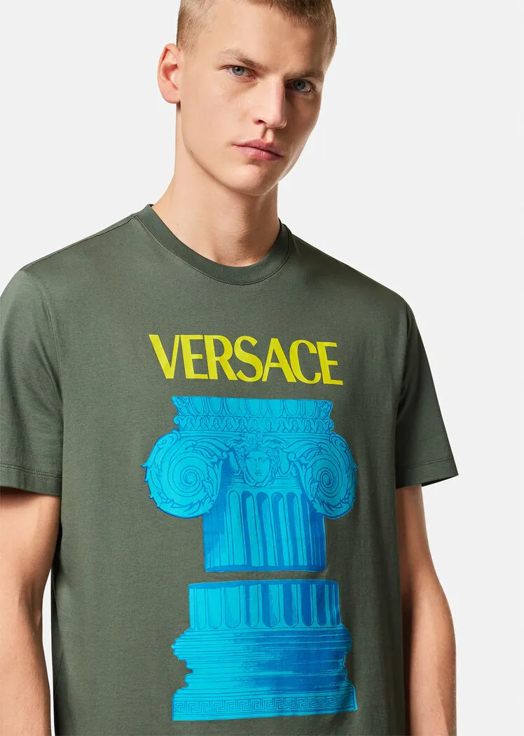 La Colonna Logo-Print T-Shirt