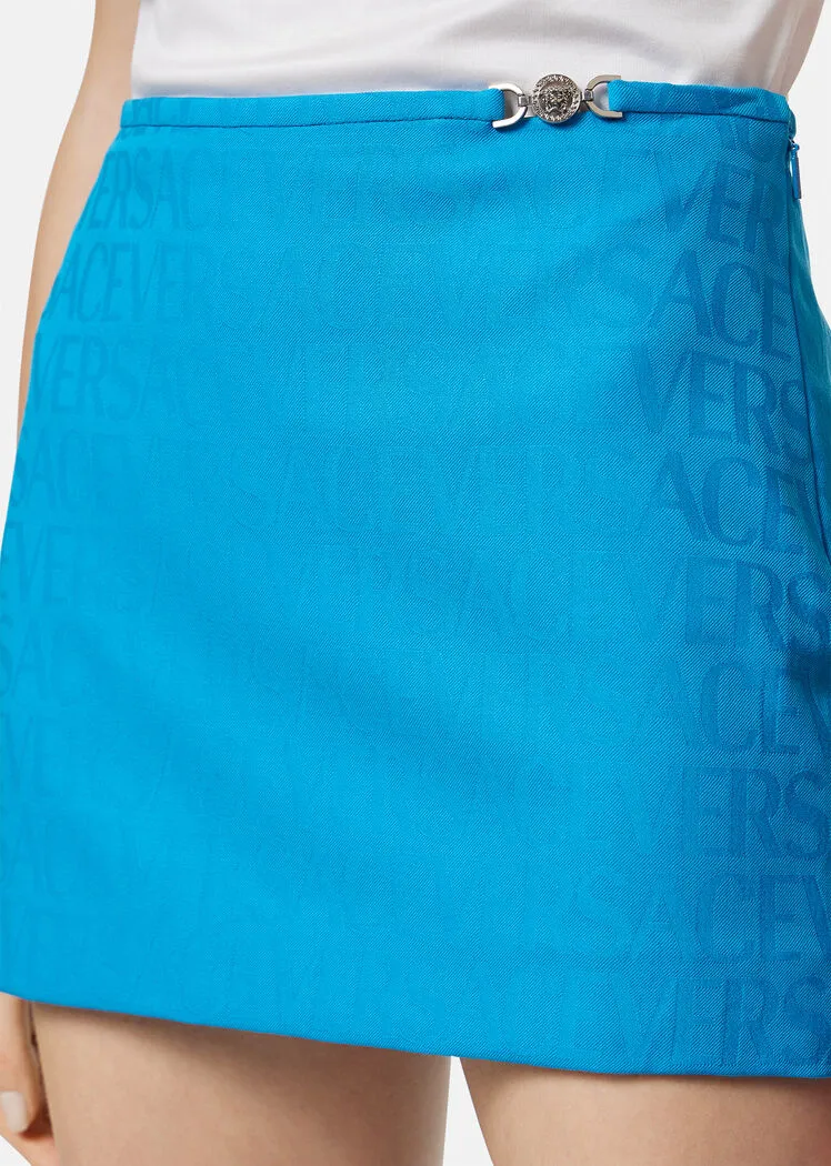 Allover Jacquard Mini Skirt