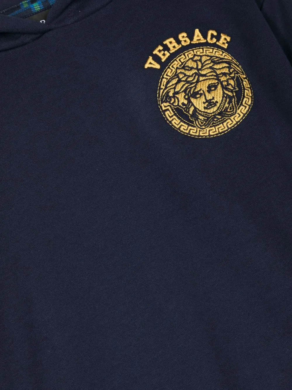 Medusa Head Stripe-Detailed Hoodie
