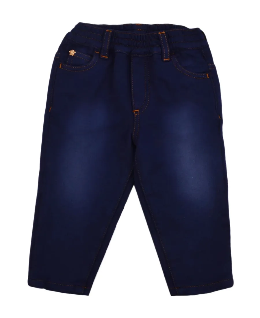 Loose And Faded Detail Jeans