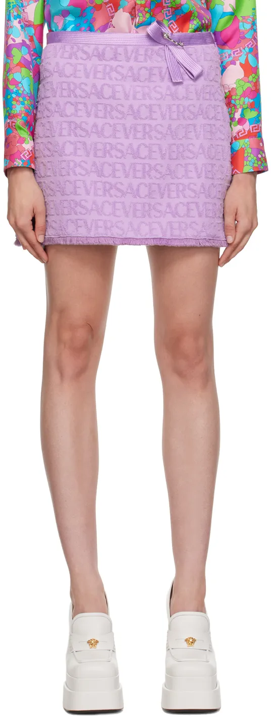 Allover Safety Pin Mini Skirt