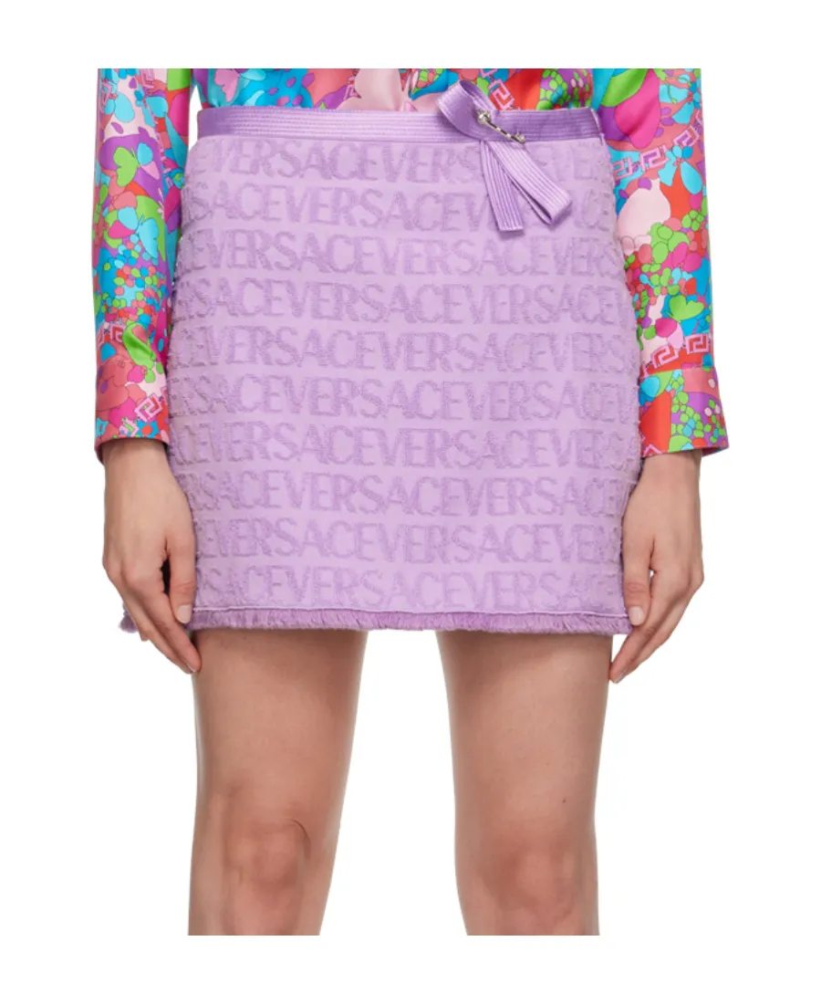 Allover Safety Pin Mini Skirt