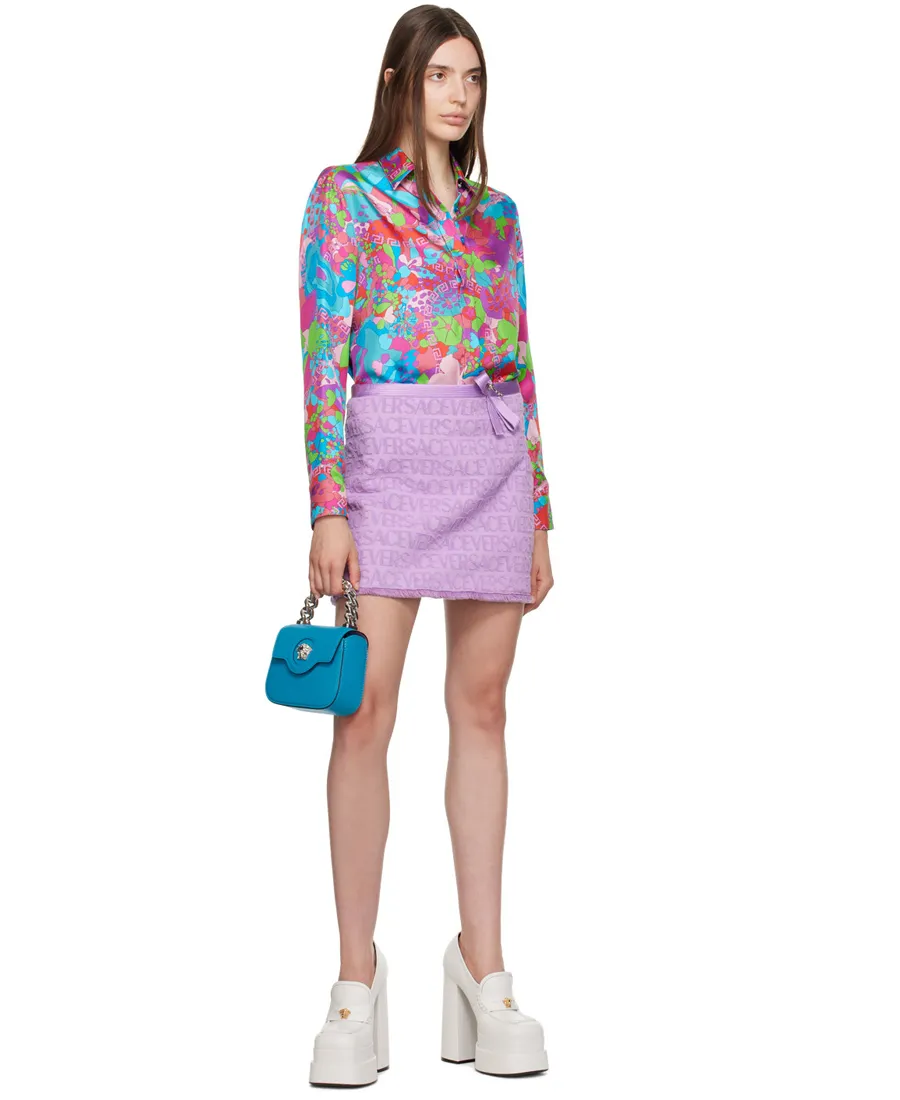 Allover Safety Pin Mini Skirt