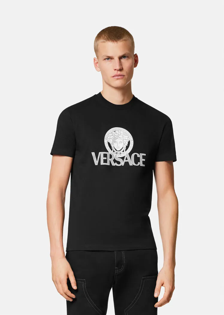 Medusa-Print Cotton T-Shirt