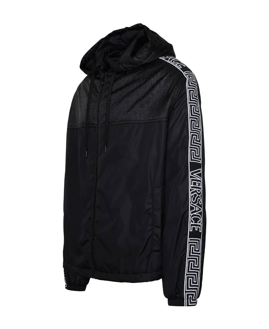 Zip-Up Drawstring Hooded Jacket