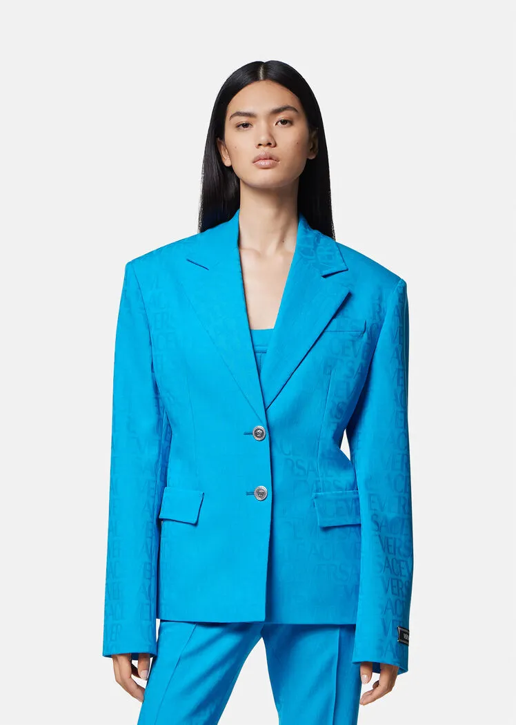 Allover Jacquard Tailored Blazer