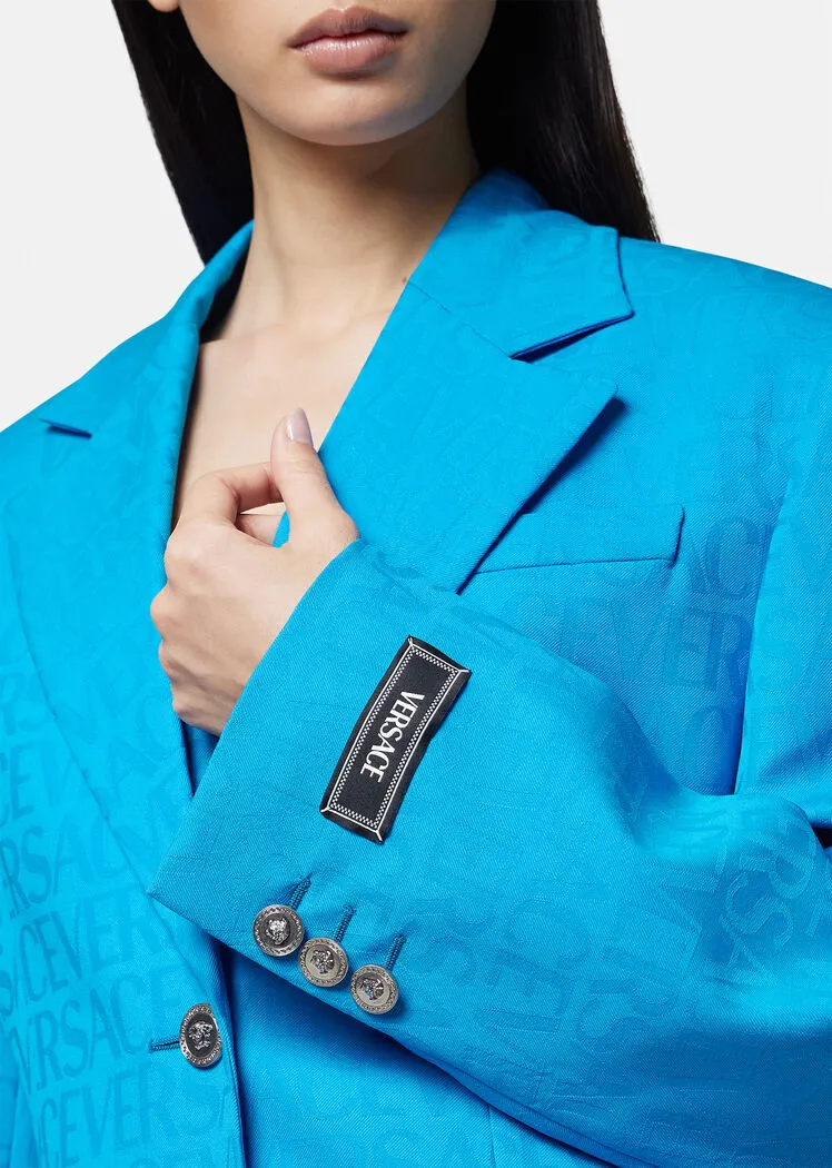 Allover Jacquard Tailored Blazer