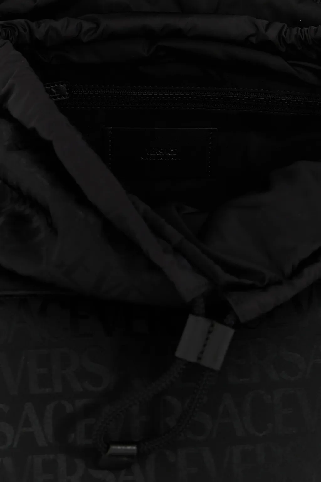 All-Over Logo Printed Backpack