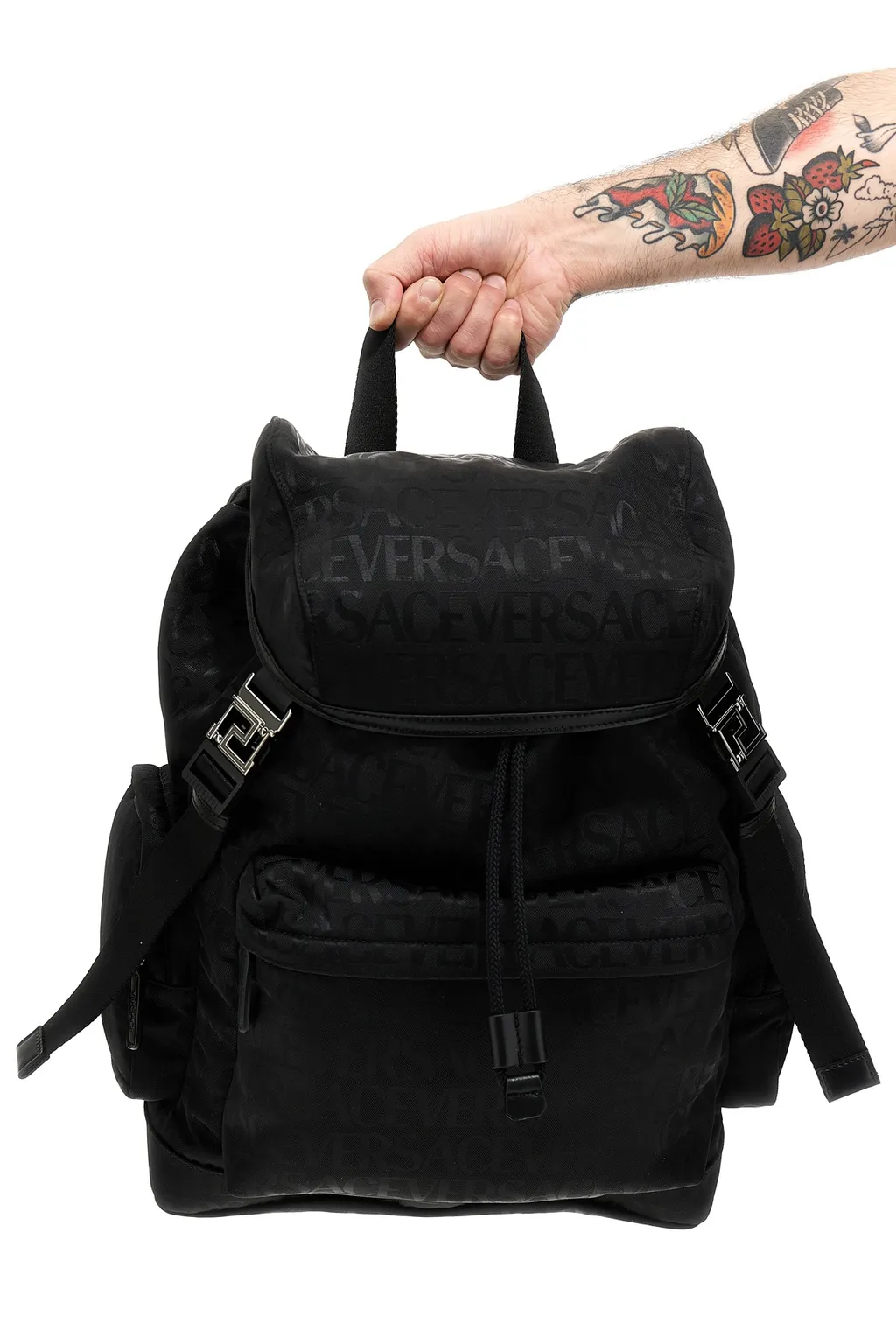 All-Over Logo Printed Backpack
