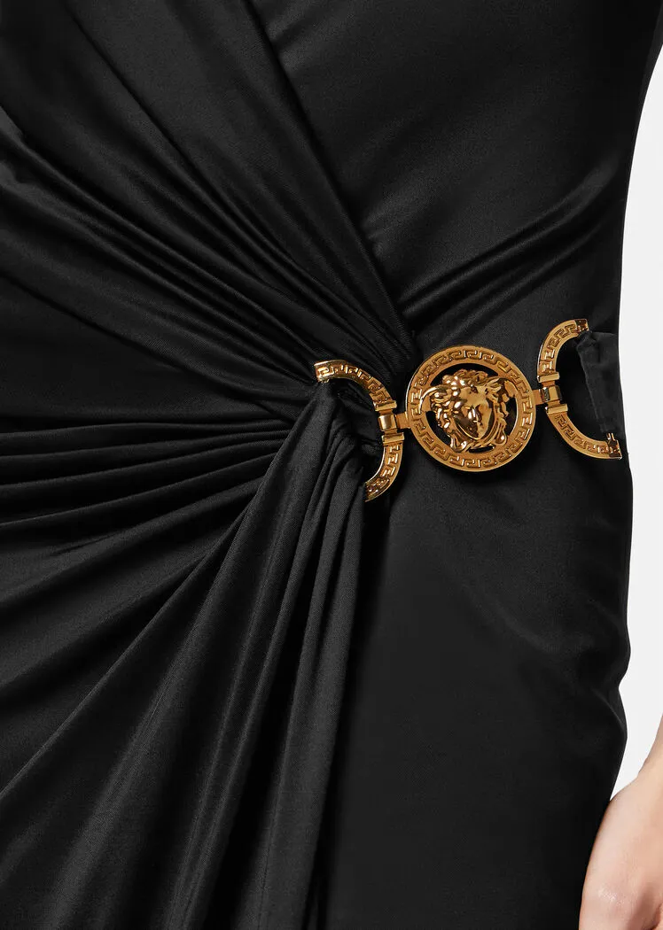 Logo-Plaque Sleeveless Dress