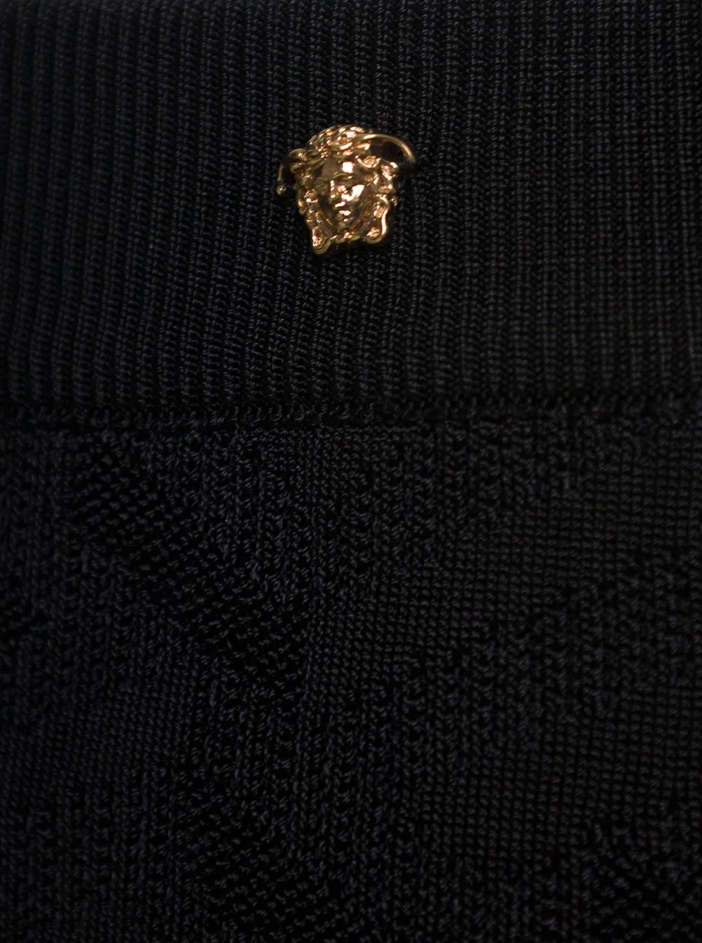 Logo-Plaque Knitted Trousers