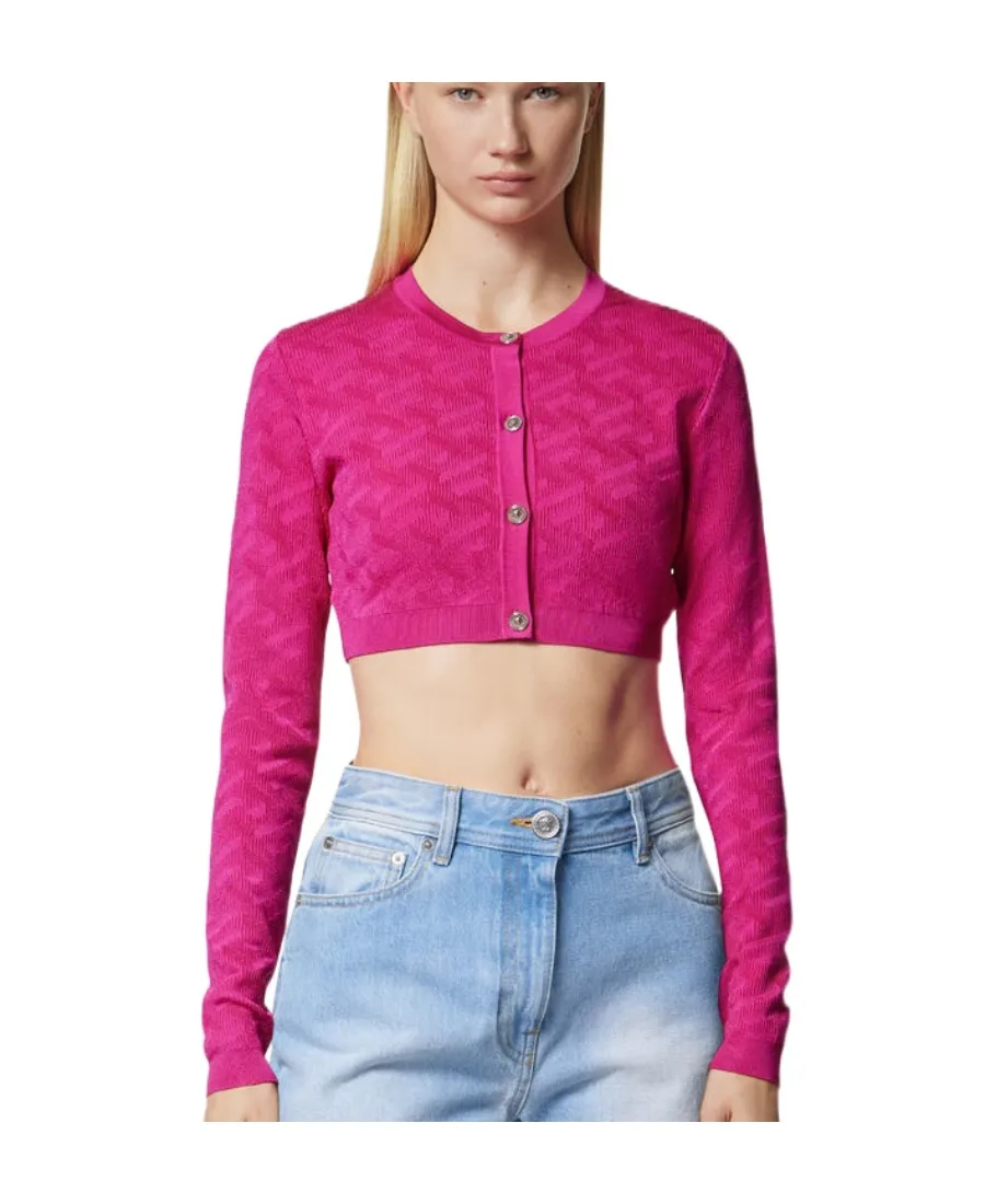 Button-Up Cropped Cardigan