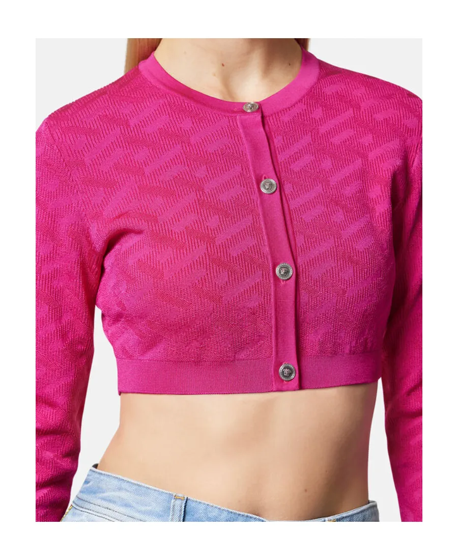 Button-Up Cropped Cardigan