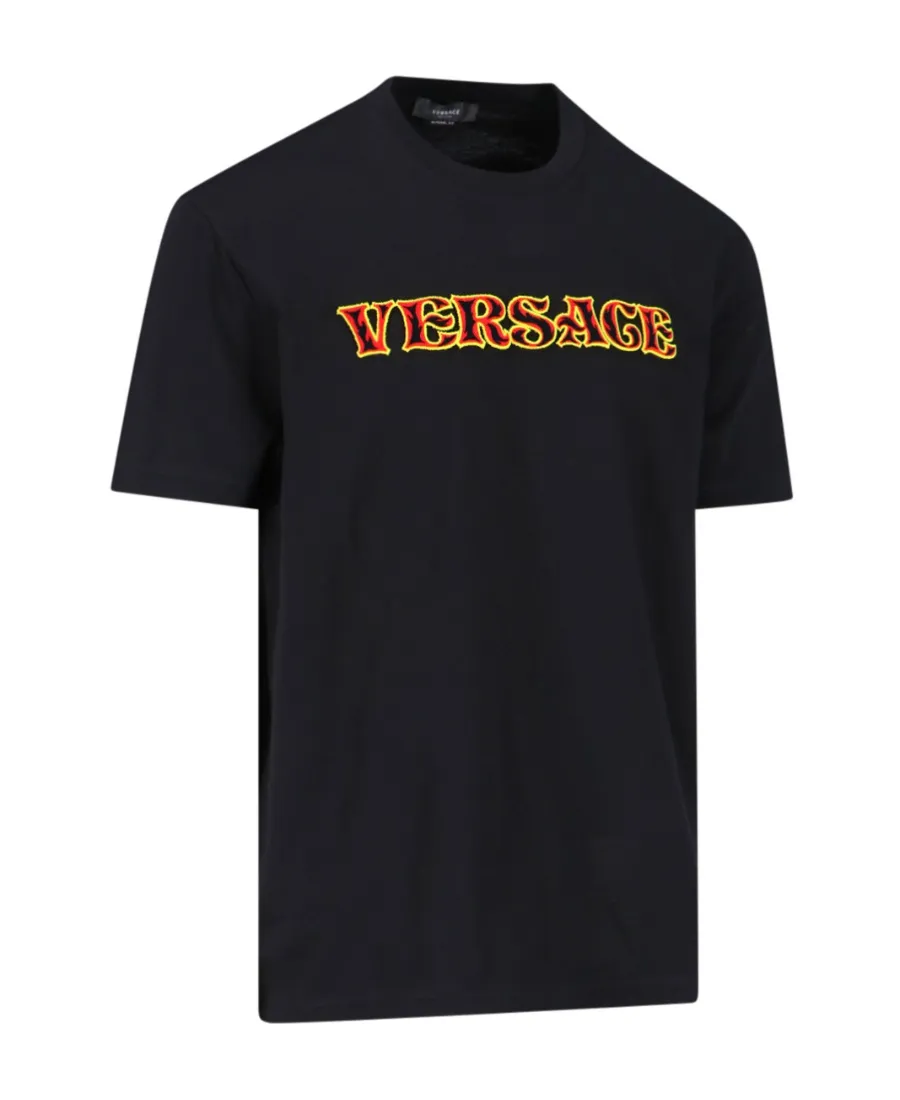 Logo Embroidered Crewneck T-Shirt